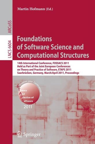 Tapa de Foundations of Software Science and Computational Structures