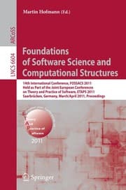 Tapa de Foundations of Software Science and Computational Structures