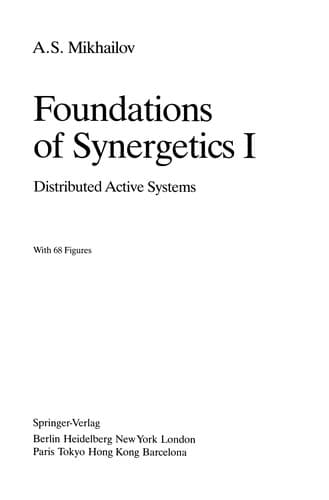 Tapa de Foundations of Synergetics I
