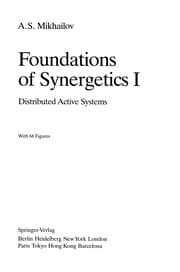 Tapa de Foundations of Synergetics I