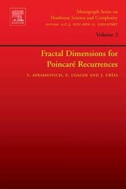 Tapa de Fractal dimensions for Poincaré recurrences