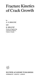 Tapa de Fracture Kinetics of Crack Growth