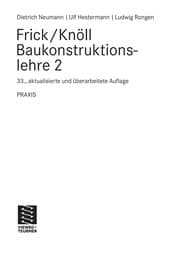 Tapa de Frick/Knöll Baukonstruktionslehre 2