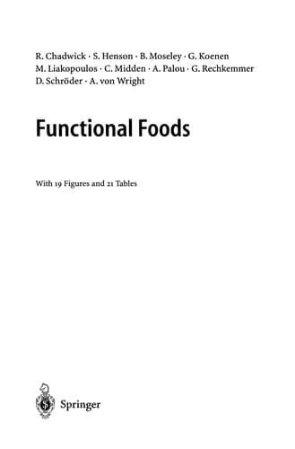 Tapa de Functional Foods