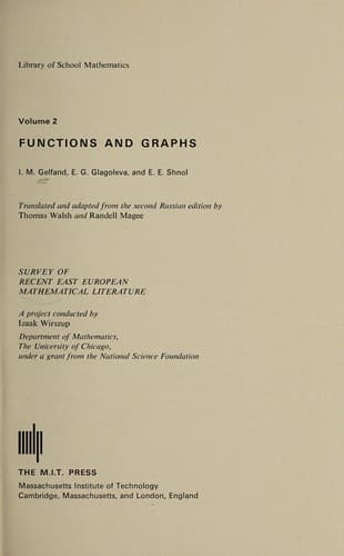 Tapa de Functions and graphs