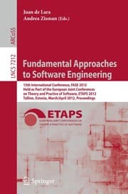 Tapa de Fundamental Approaches to Software Engineering