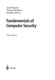 Tapa de Fundamentals of Computer Security