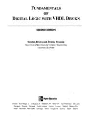 Tapa de Fundamentals of digital logic with VHDL design
