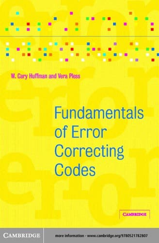 Tapa de Fundamentals of error-correcting codes