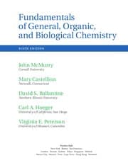 Tapa de Fundamentals of general, organic, and biological chemistry
