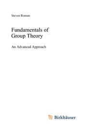Tapa de Fundamentals of group theory