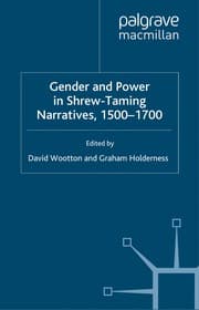 Tapa de Gender and power in shrew-taming narratives, 1500-1700
