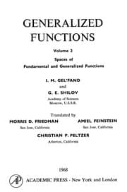 Tapa de Generalized functions