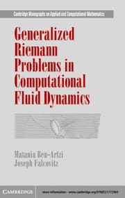 Tapa de GENERALIZED RIEMANN PROBLEMS IN COMPUTATIONAL FLUID DYNAMICS
