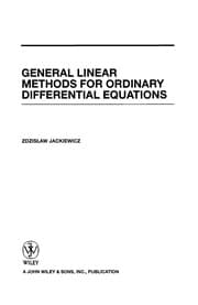 Tapa de General linear methods for ordinary differential equations
