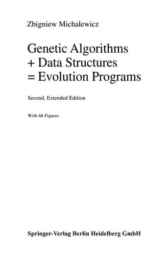 Tapa de Genetic Algorithms + Data Structures =