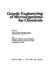 Tapa de Genetic Engineering of Microorganisms for Chemicals