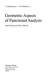 Tapa de Geometric aspects of functional analysis