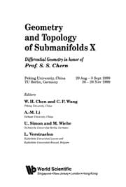 Tapa de Geometry and topology of submanifolds X
