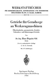 Tapa de Getriebe für Geradwege an Werkzeugmaschinen