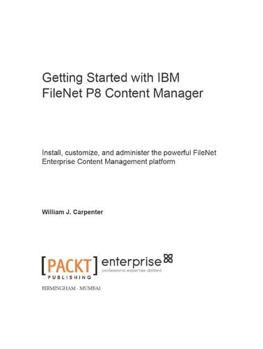 Tapa de Getting started with IBM FileNet P8 content manager