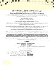 Tapa de Getting started with Google Apps