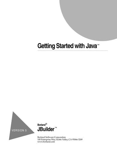 Tapa de Getting Started With Java Platform