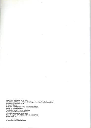 Tapa de Giacomo C., tome 13
