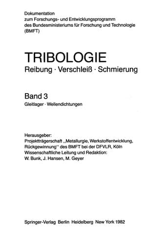 Tapa de Gleitlager · Wellendichtungen