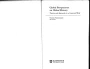Tapa de Global perspectives on global history