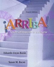 Tapa de ¡Arriba! Comunicacion y Cultura (Text only)