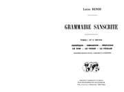 Tapa de Grammaire sanscrite