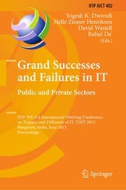 Tapa de Grand Successes and Failures in IT. Public and Private Sectors