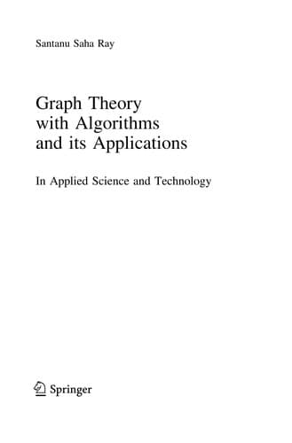 Tapa de Graph Theory with Algorithms and its Applications