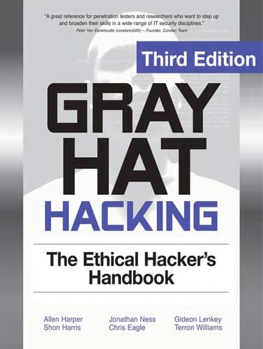 Tapa de Gray hat hacking