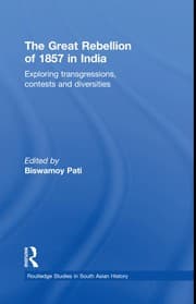 Tapa de The Great Rebellion of 1857 in India