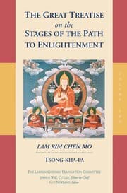 Tapa de The great treatise on the stages of the path to enlightenment