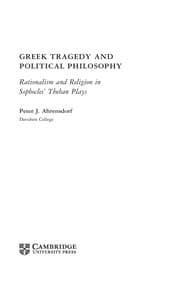 Tapa de Greek tragedy and political philosophy