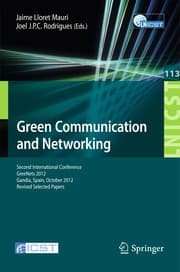 Tapa de Green Communication and Networking