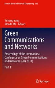 Tapa de Green Communications and Networks