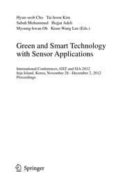 Tapa de Green and Smart Technology with Sensor Applications