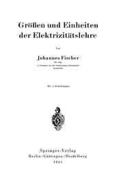 Tapa de Größen und Einheiten der Elektrizitätslehre