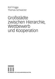 Tapa de Grossstädte zwischen Hierarchie, Wettbewerb und Kooperation