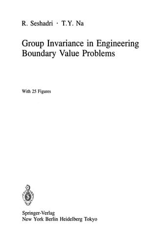 Tapa de Group Invariance in Engineering Boundary Value Problems