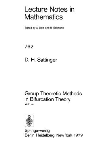 Tapa de Group theoretic methods in bifurcation theory