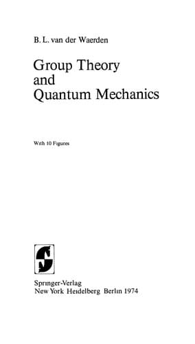 Tapa de Group theory and quantum mechanics