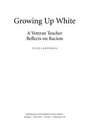 Tapa de Growing up white
