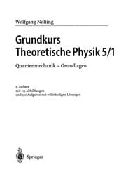 Tapa de Grundkurs Theoretische Physik 5/1