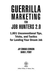 Tapa de Guerrilla marketing for job-hunters 2.0