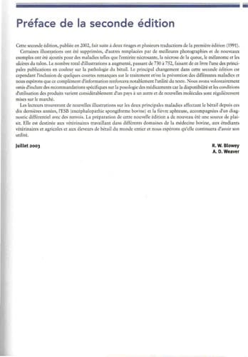 Tapa de Guide pratique de médecine bovine